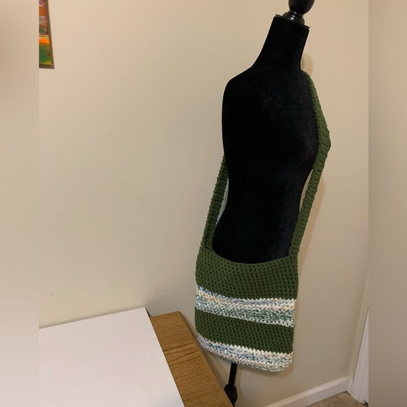 Crossbody Bag Multicolor Handmade Crochet - Picture 12 of 16